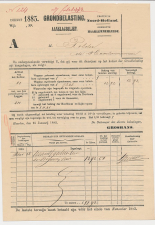 Aanslagbiljet Haarlemmerliede - Haarlemmermeerpolder 1883