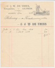Nota Aalsmeer 1916 - Scheepsmaker