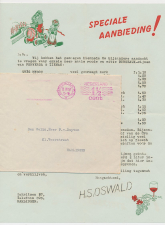 Envelop / Brief Harlingen 1939 - Wijnhandel