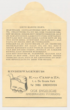 Drukwerk / Vouwbrief Eindhoven 1939 - Kinderwagenhuis