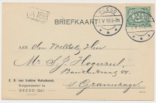 Briefkaart Beesd 1910 - Burgemeester