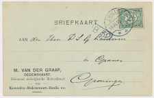 Firma briefkaart Dedemsvaart 1915 - Wekelijksche Motordienst