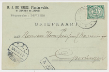 Firma briefkaart Finsterwolde 1908 - Granen - Zaden