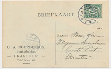 Firma briefkaart Franeker 1916 - Banketbakker
