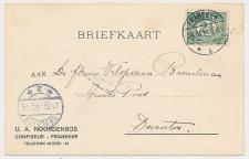 Firma briefkaart Franeker 1916 - Confiseur
