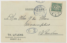 Firma briefkaart Horst  1912 - Houthandel - Stoomhoutzagerij