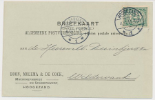 Firma briefkaart Hoogezand 1911 - Machinefabriek - Scheepswerf