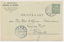 Firma briefkaart Harlingen 1915 - Boter - Kaas - Eieren