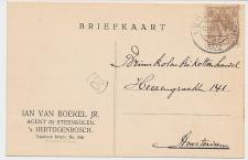 Firma briefkaart s Hertogenbosch 1922 - Agent in Steenkolen