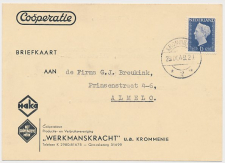 Firma briefkaart Krommenie 1949 - HaKa - Cooperatieve vereniging