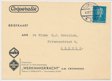 Firma briefkaart Krommenie 1950 - HaKa - Cooperatieve vereniging