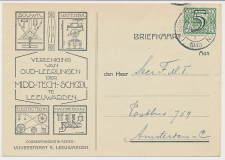 Firma briefkaart Leeuwarden 1940 - Technische School
