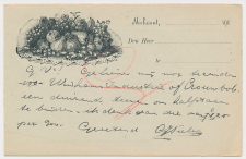 Firma briefkaart Melissant 1909 - Boom- Fruitkwekerij