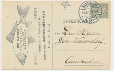 Firma briefkaart Maastricht 1915 - Kaas - Vis - Fruit 