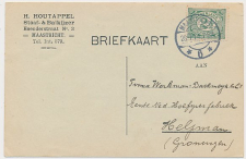 Firma briefkaart Maastricht 1914 - Staaf- Balkijzer