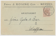 Firma briefkaart Meppel 1924 - Firma Koning