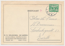 Firma briefkaart De Meern 1942 - Schilder - Behanger