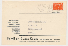 Firma briefkaart Meppel 1954 - Kleding