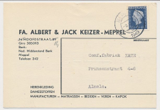 Firma briefkaart Meppel 1949 - Kleding