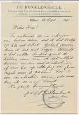 Firma briefkaart Nijkerk 1901 - Uitgeverij Callenbach 