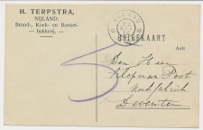 Firma briefkaart Nijland 1914 - Brood- Koek- Banketbakkerij