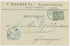 Firma briefkaart Numansdorp 1913 - Beurtschipper