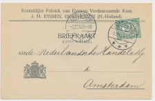 Firma briefkaart Oosthuizen 1912 - Kaas Fabriek