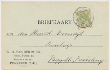 Firma briefkaart Pijnacker 1918 - Boom- Plant - Rozenkwekerij