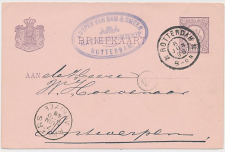 Briefkaart Rotterdam 1898 - Havre Stoomboot