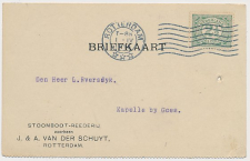 Firma briefkaart Rotterdam 1915 - Stoomboot Reederij