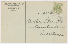 Firma briefkaart Reeuwijk 1918 - Boomkweeker