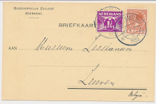 Briefkaart Roermond 1932 - Bisschoppelijk College 