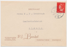Firma briefkaart Rozenburg 1948 - Manufacturen - Confectie