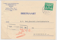Firma briefkaart Rijssen 1943 - Fabriek van Melkproducten