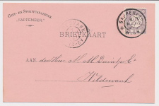 Firma briefkaart Sappemeer 1897 - Gist- Spiritusfabriek