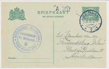 Briefkaart Scheveningen 1915 - Boekhandel
