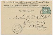 Firma briefkaart Sappemeer - Timmerfabriek - Houthandel