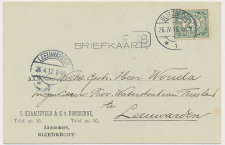Firma briefkaart Sliedrecht 1912 - Aannemers
