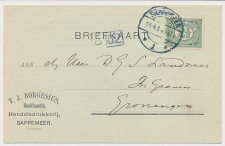 Firma briefkaart Sappemeer 1914 - Boekhandel - Drukkerij