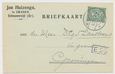 Firma briefkaart Schouwerzijl 1914 - Granen