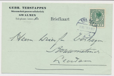 Firma briefkaart Swalmen 1926 - Stoomdakpannenfabriek