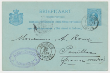 Briefkaart Tilburg 1889 - Alph se Dessens