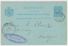 Briefkaart Tilburg 1886 -Drukkerij van het R.K. Jongens Weeshuis