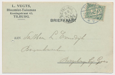 Firma briefkaart Tilburg 1914 - Bloemist
