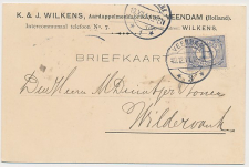 Firma briefkaart Veendam 1911 - Aardappelmeelfabriek