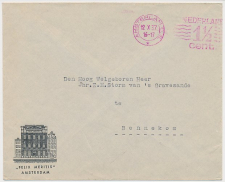 Envelop Amsterdam 1937 - Felix Meritis - Cultuurhuis