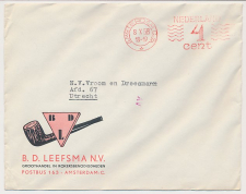 Firma envelop Amsterdam 1958 - Pijp - Rokersbenodigheden