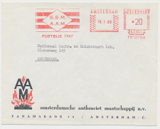 Firma envelop Amsterdam 1969 - Anthraciet Maatschappij
