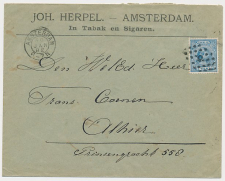 Firma envelop Amsterdam 1892 -Tabak - Sigaren ( schaars tarief )