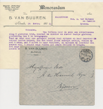 Envelop / Brief Almelo 1922 - Magazijn Volharding - Meel etc.